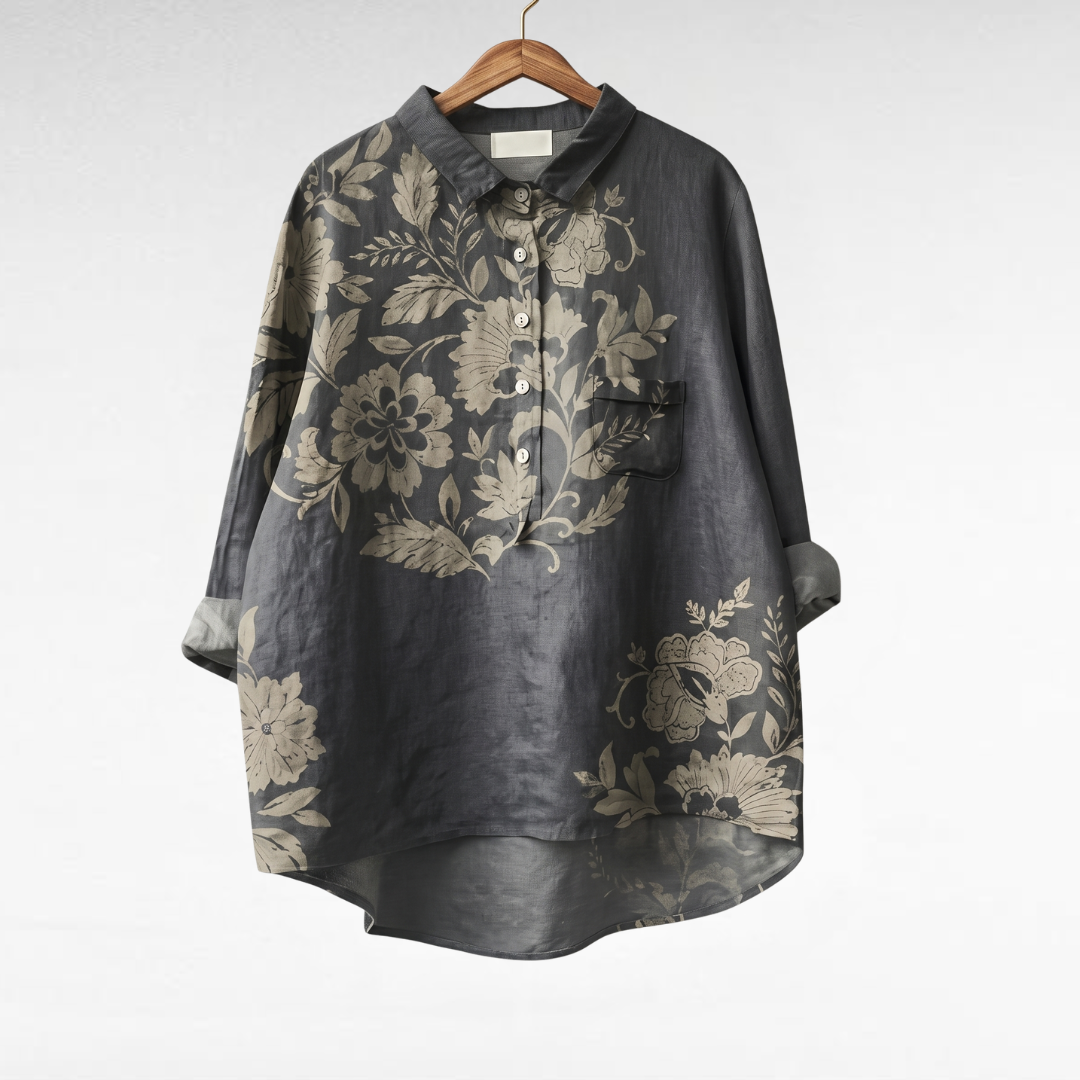 Gaia™ Lightweight Floral Print Blouse