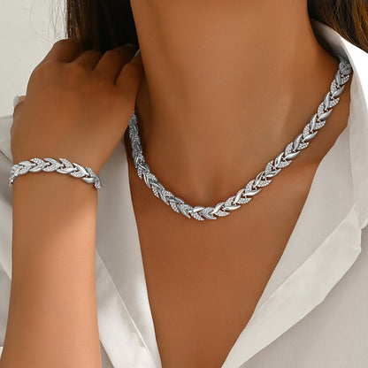 Ivessia™ Handmade Set Fish Tail Pendant and Bracelet