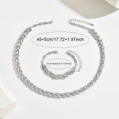 Ivessia™ Handmade Set Fish Tail Pendant and Bracelet