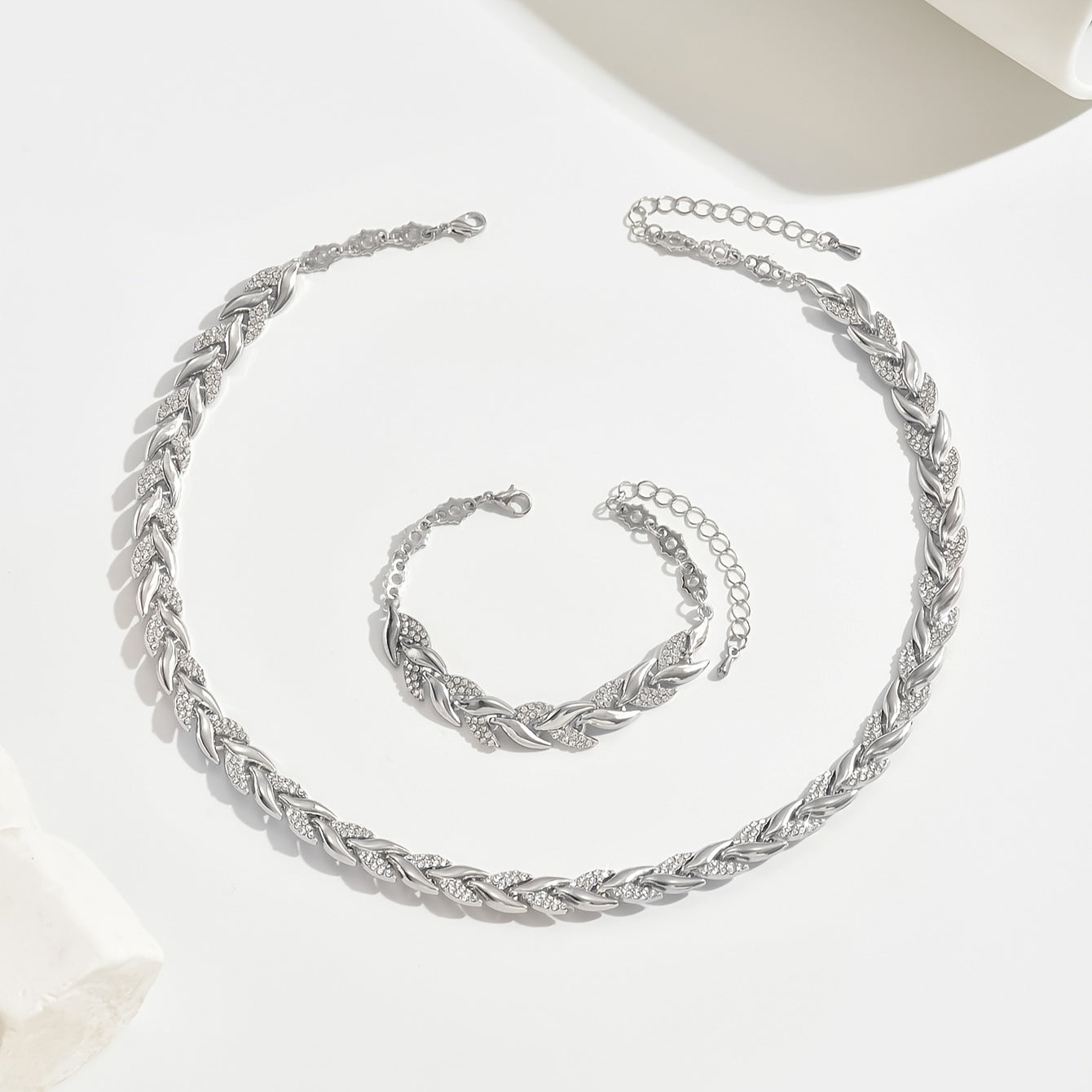 Ivessia™ Handmade Set Fish Tail Pendant and Bracelet