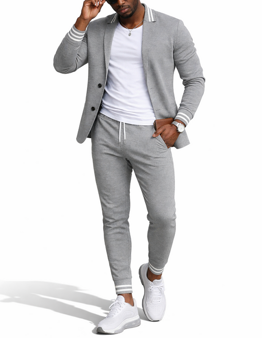 Durello™ Modern Men's Suit with Sophisticated Sporty Style