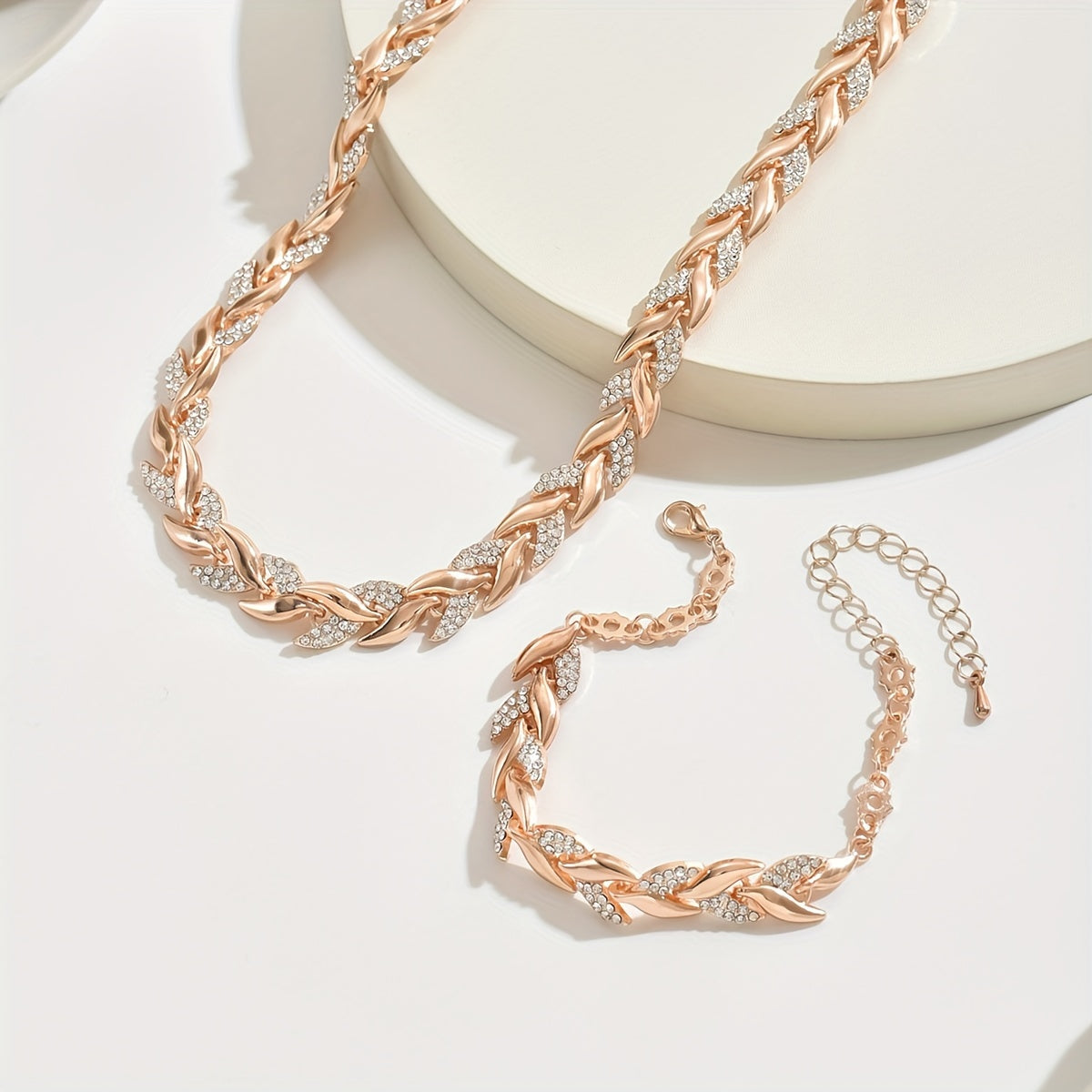 Ivessia™ Handmade Set Fish Tail Pendant and Bracelet