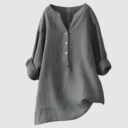 Gavienne™ Women's Lightweight and Comfortable Linen Blouse