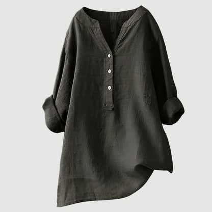 Gavienne™ Women's Lightweight and Comfortable Linen Blouse