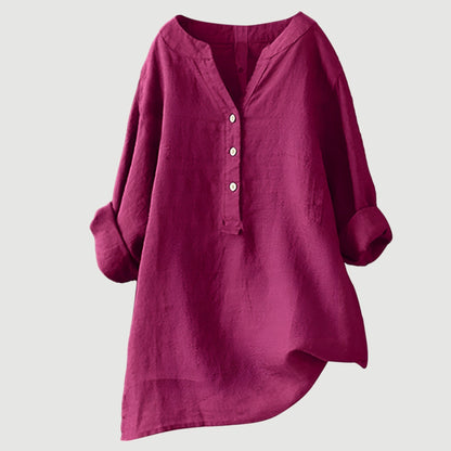 Gavienne™ Women's Lightweight and Comfortable Linen Blouse