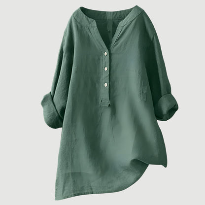 Gavienne™ Women's Lightweight and Comfortable Linen Blouse